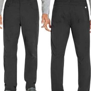 Orvis Men’s Regular Fit Fleece Lined Stretch Fabric Pant Black Sz 30x30